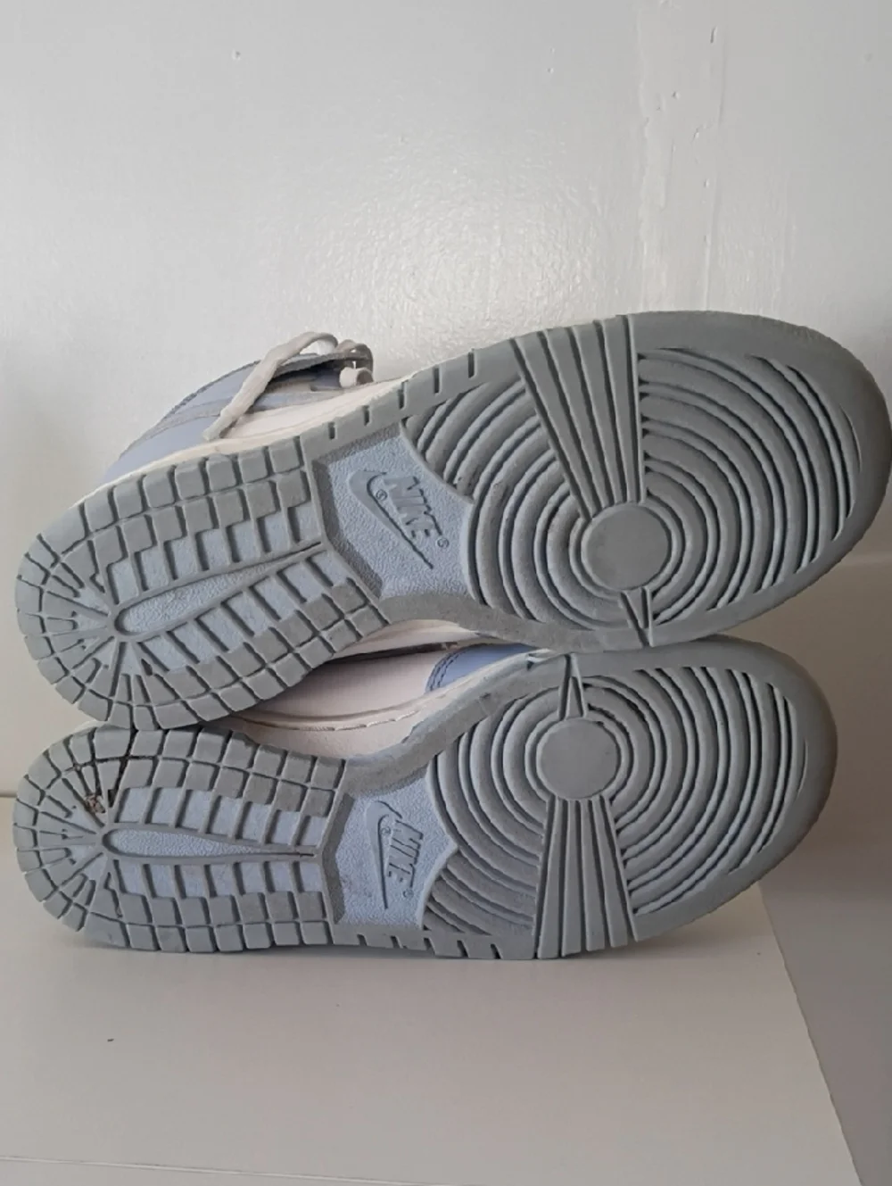 Nike High-Top Sneakers in White Light Blue Nike Dunk High 'Aluminum' sneaker 6.5